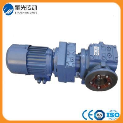 Standard Right Angle Helical Worm Gearmotor with IEC Motor