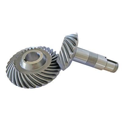 Customized Drawing Spiral Drive Axle Bevel Gear Parts Manufacture