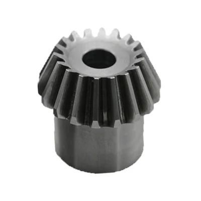 Customized Carbon Steel Straight Crown Wheel and Pinion Bevel Gear with Tempering and Quenching Surface Treatment
