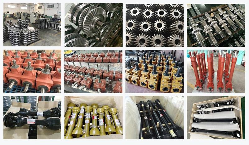 Alunimun Alloy Material Rotary Cutter Worm and Wheel Transmission Gearbox for Agricultural Equipment/Machinery