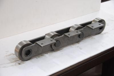P125A2f1 Large Pitch ISO and ANSI Standard Driving Conveyor Chains with Attachments