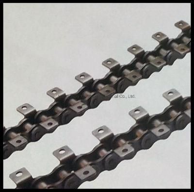 10A, 12A, 16A 24A, Short Pitch Conveyor Roller Chain with Attachment