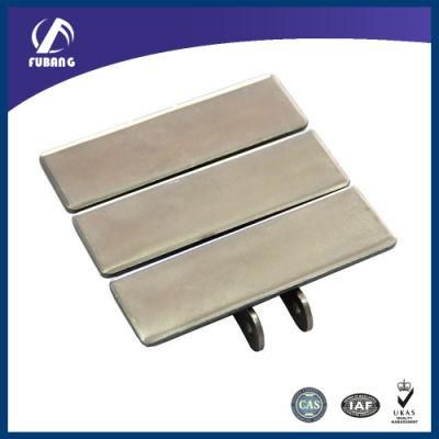 Professional Standard Transmission Stainless Steel Roller Chain Straight Plate Welded Flat Top Chain