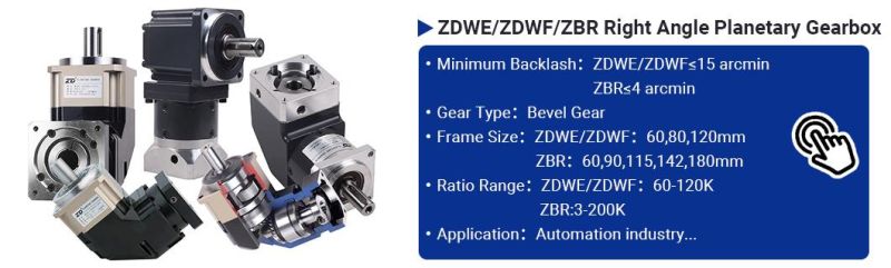 ZD High Precision Low Backlash Spur or Helical Gear Planetary Speed Gear Reducer Gearbox For Servo Motor Steeping Motor