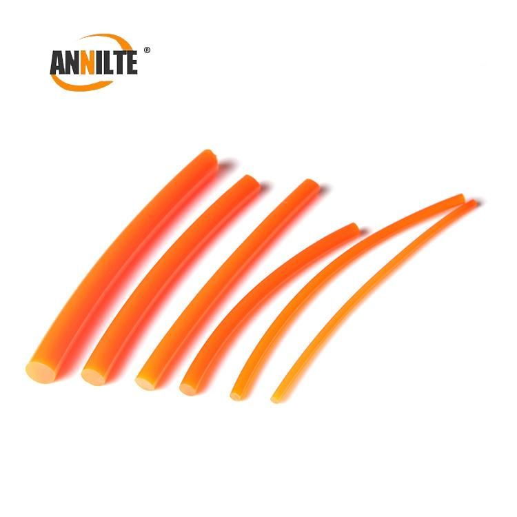 Annilte Manufacturer Direct Supply High Strength TPU Round Belt Orange Color Transmission Seamless Belt