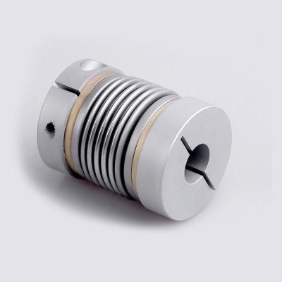 Bw16-82 Hex Bolts Coupling Metal Bellows Clamp Spring Flexible Shaft Coupling for Step Motor