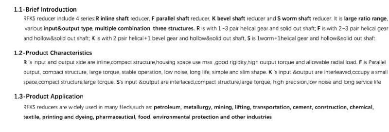 K Series Helical Bevel Gearbox with High Output Torque