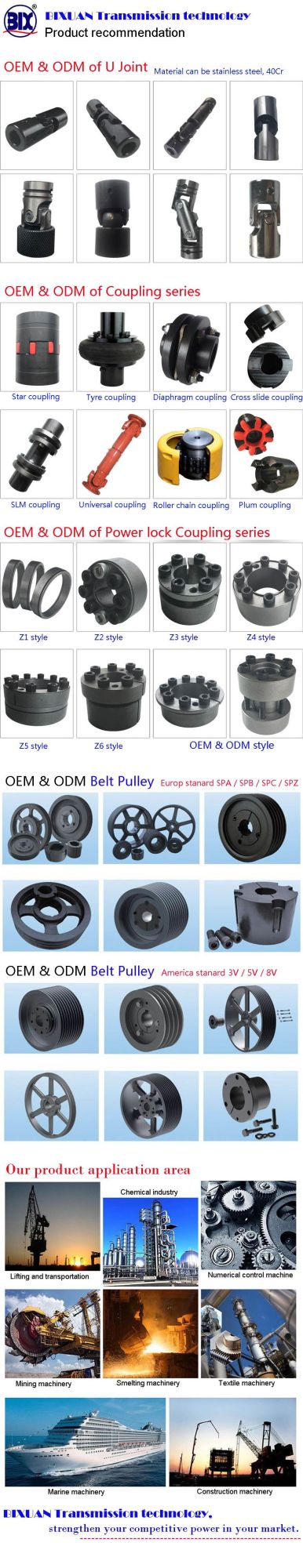 Power Lock Coupling Keyless Rigid Coupling Locking Coupling Shaft Hub Coupling