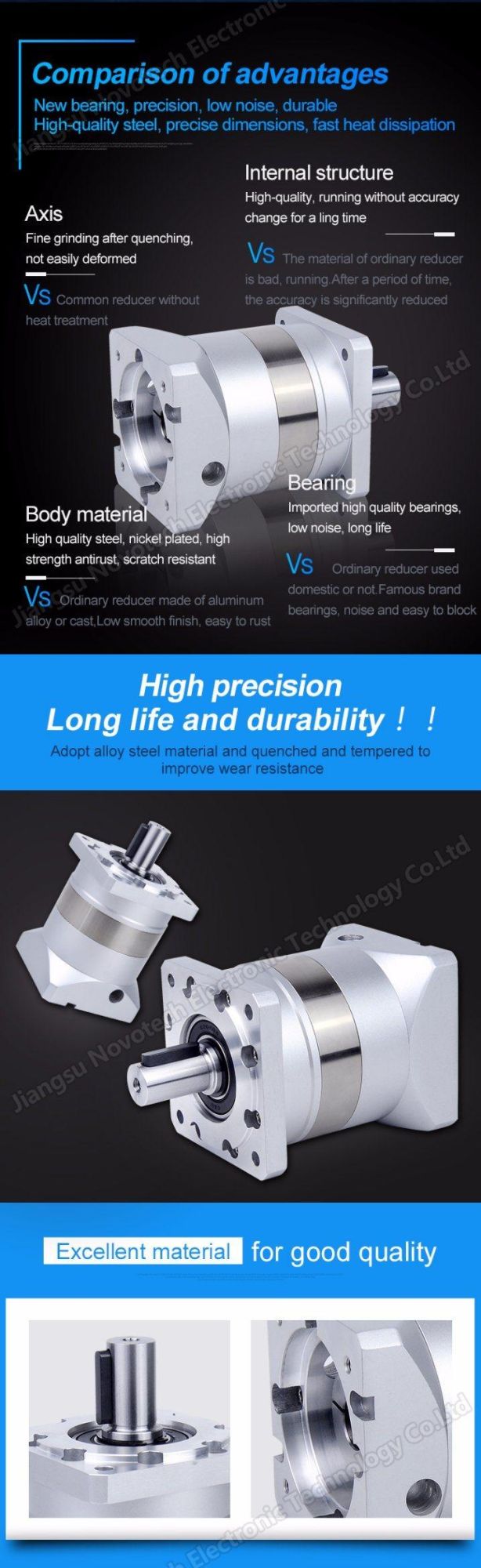 Speed Reducer/Gear Reducer for NEMA 34 Stepper Motor or Servo Motor