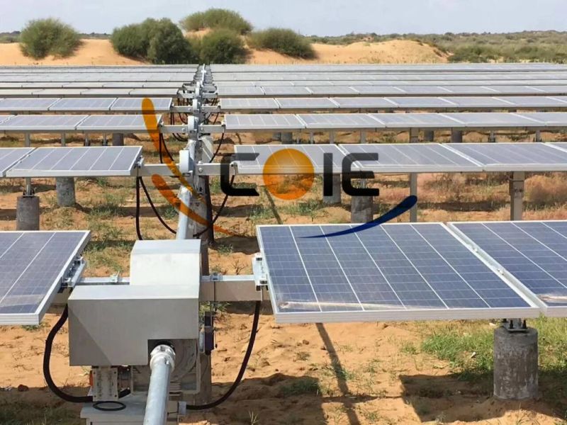 Single Axis PV Panels Solar Tracker Slewing Drive Gear Motor