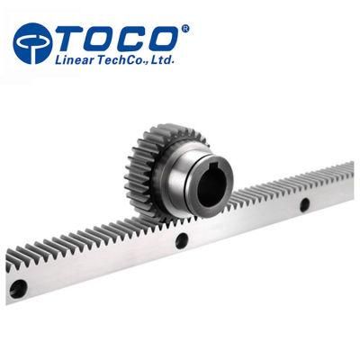 Precision Straight Gear Rack and Transmission Gear for CNC Machine