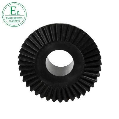 High Hardness Custom Injection Molded Parts Black POM Spur Gear