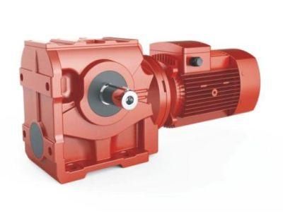 90 Degree Gearbox Motor F117 Type Parallel Gearing 380V 15kw Helical Reductor