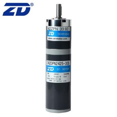 ZD 25W Rated Power Brush/Brushless Precision Planetary Spur Gear Transmission Gear Motor