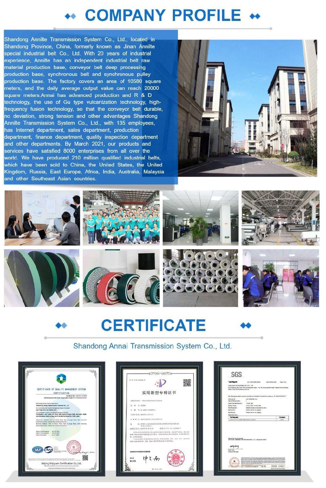 Annilte High Efficient Flat Paper Printing Power Transmission Belt for Industrial Belting