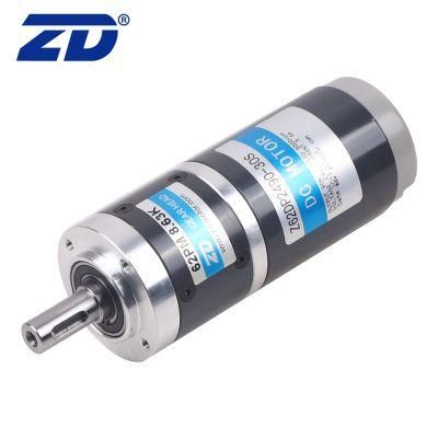 ZD 62mm Hardened Tooth Surface Three Steps Brush/Brushless Precision Planetary Transmission Gear Motor