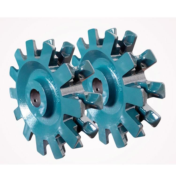 Densen Customized Strict Quality Control Double Teeth Roller Chain Wheel Sprocket From Casting Foundry