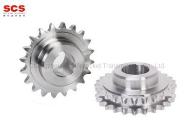 High Quality Non-Standard Stainless Steel Sprocket with Double Row Teeth