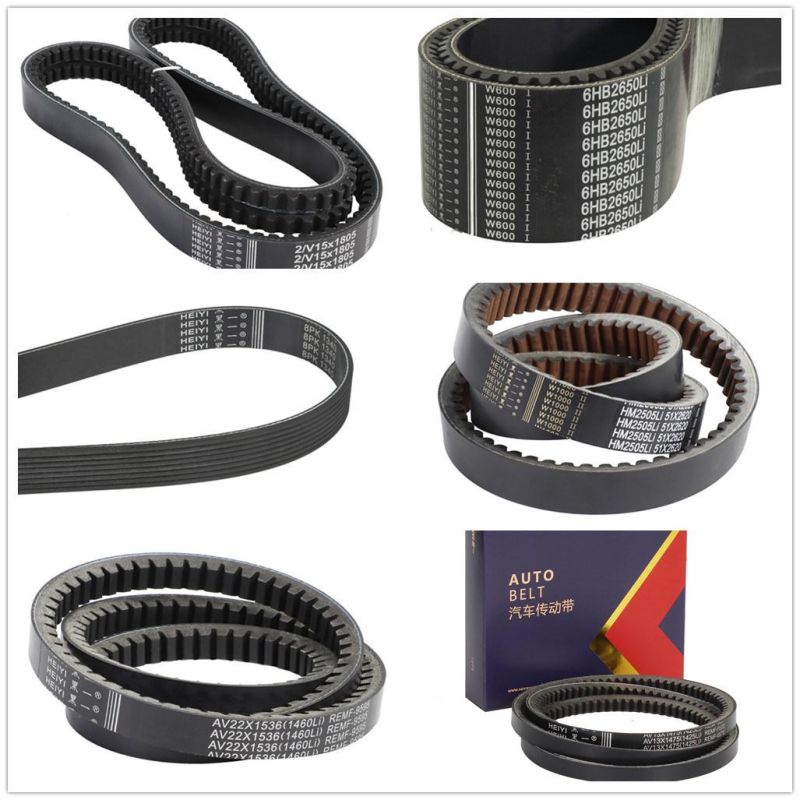 3V/5V/ 8V /9j-5/ Narrow Wedge Belts Rubber V Belts for Agriculturer, Industrial Machinery