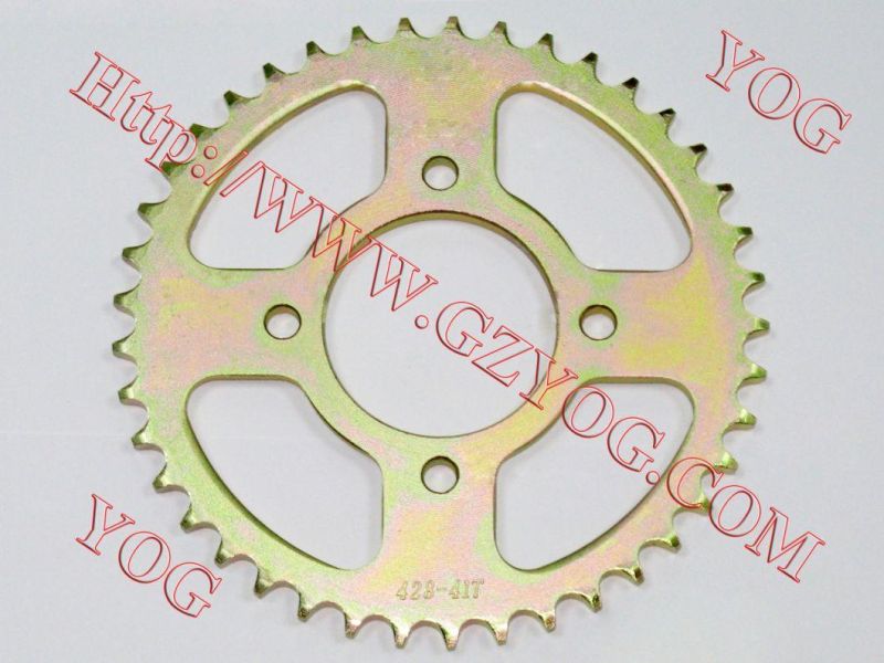 Motorcycle Parts Rear Sprocket Suzuki Ax100 Bm150 Tvs Star