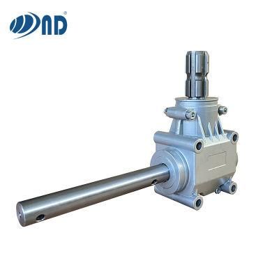 ND Aluminum Housing Mini Spiral Bevel Reduction Conical Fertiliser Distributor Gearboxes (BA801)