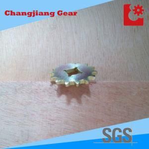 OEM Transmission Standard Bevel Sprocket Reduction Gear with Square Hole