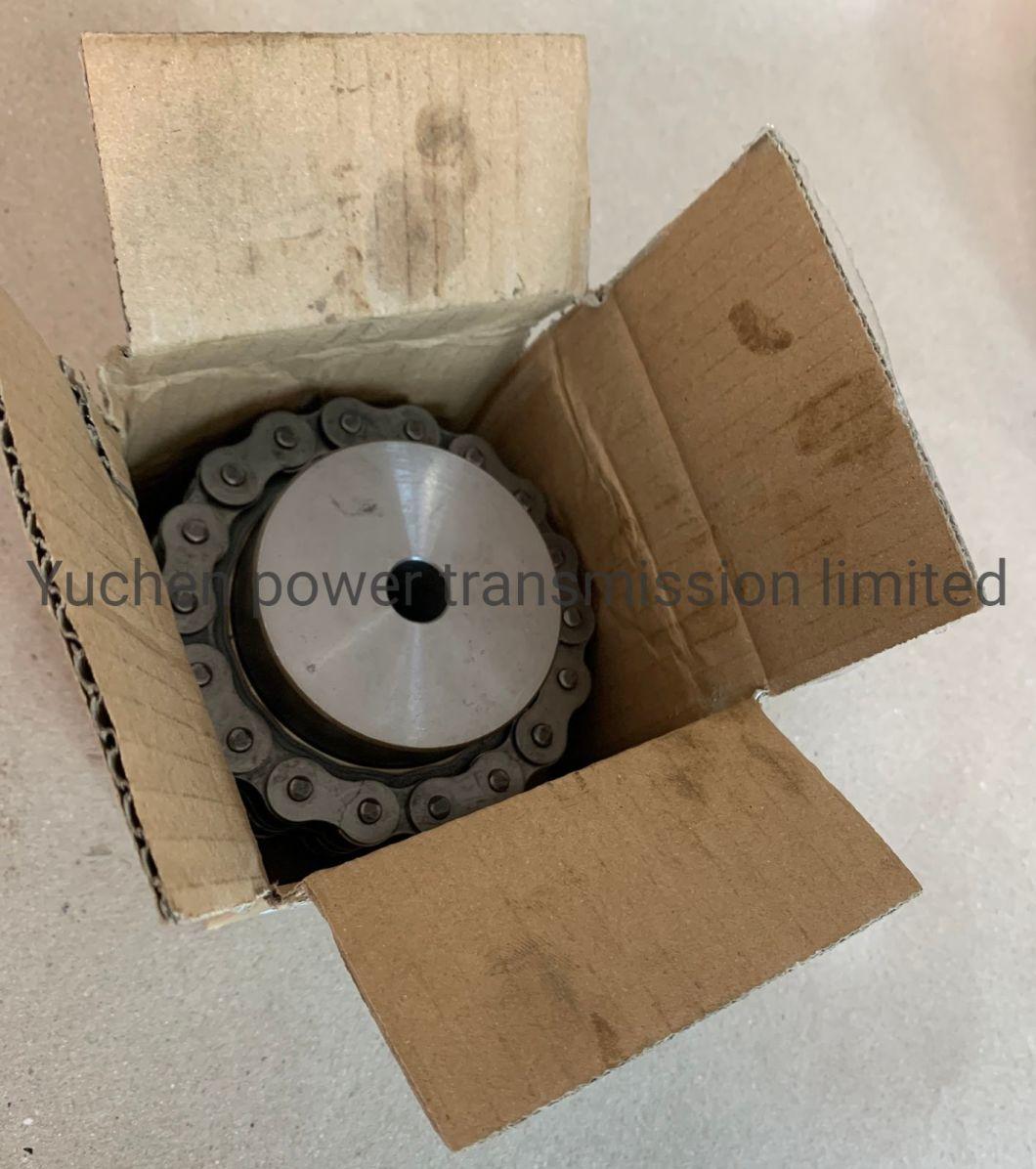 Chain Coupling of 12b-2 Double Chain with Sprocket for Power Transmission