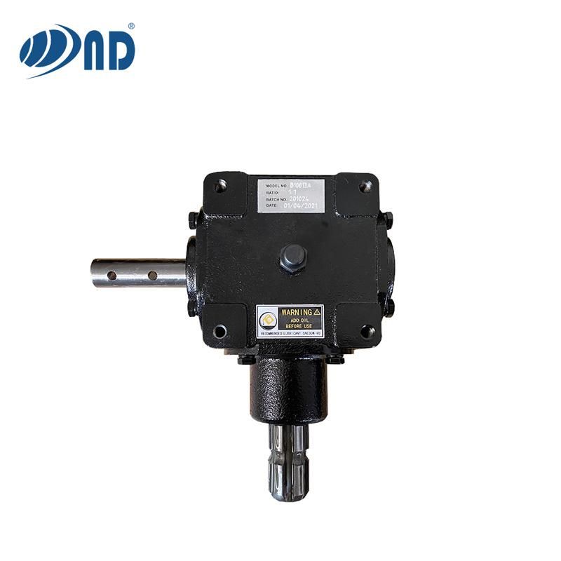 High Quality ND L Series Right Angle Gearbox Ratio Small 90 Degree Planetary Reducer for Agriculture