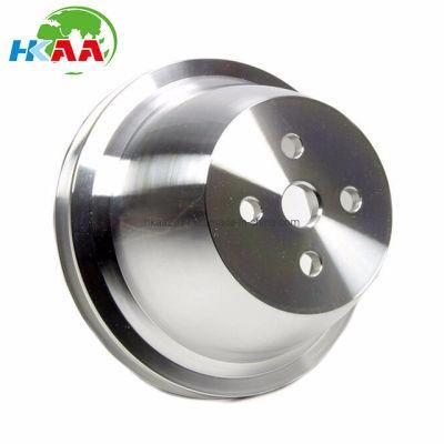 High Performance Short Water Pump Single Belt Groove Pulley, Aluminum Water Pump Pulley