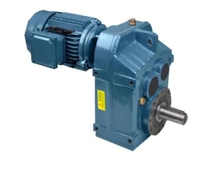 F Series Parallel Shaft Helical Speed Reducer with Motor