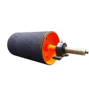 China Supplier Bulk Material Belt Conveyor Components Drive Head Drum Bend Tail Pulley