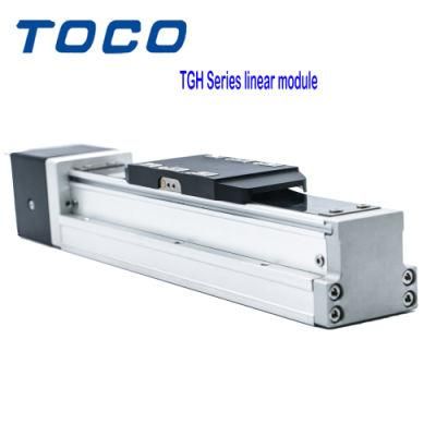 Taiwan Quality Toco Precise Mute Linear Motion Module Axis Actuator Tgh8-L20-450-Br-P20-E5 Stock Available