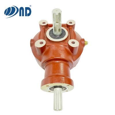 Pto Agricultural Gearbox for Potato Harvester Rotary Tillers Power Harrow Gearbox Spiral Bevel Agriculture Gear Box
