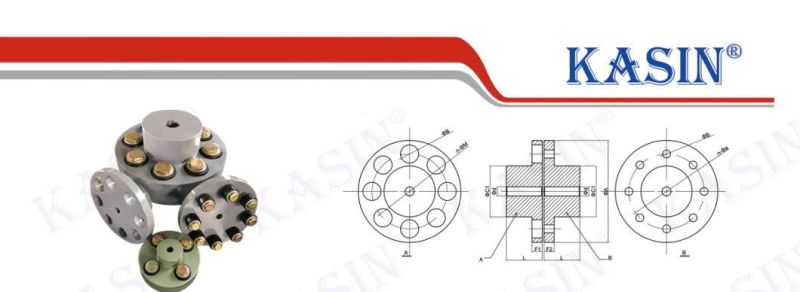 Transmission Parts Shaft Coupling Model FCL 4040-80 with Taper Bush for Industrial Equipment Supply by Kasin