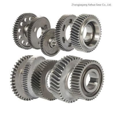 Cast Steel OEM Shaft Hard External Helical Rack Spur Transmission Gear Manufacture