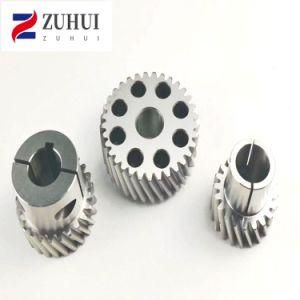 Customized High Precision Straight Metal Spur Gear with Single Keyway