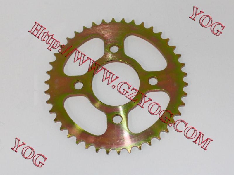 Yog Motorcycle Parts Motorcycle Rear Sprocket Cg150 Curved Bowl Type