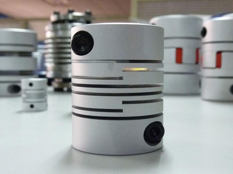 Mighty Setscrew Coupling and Aluminum Helical Parallel Clamp Flexible Beam Couplings