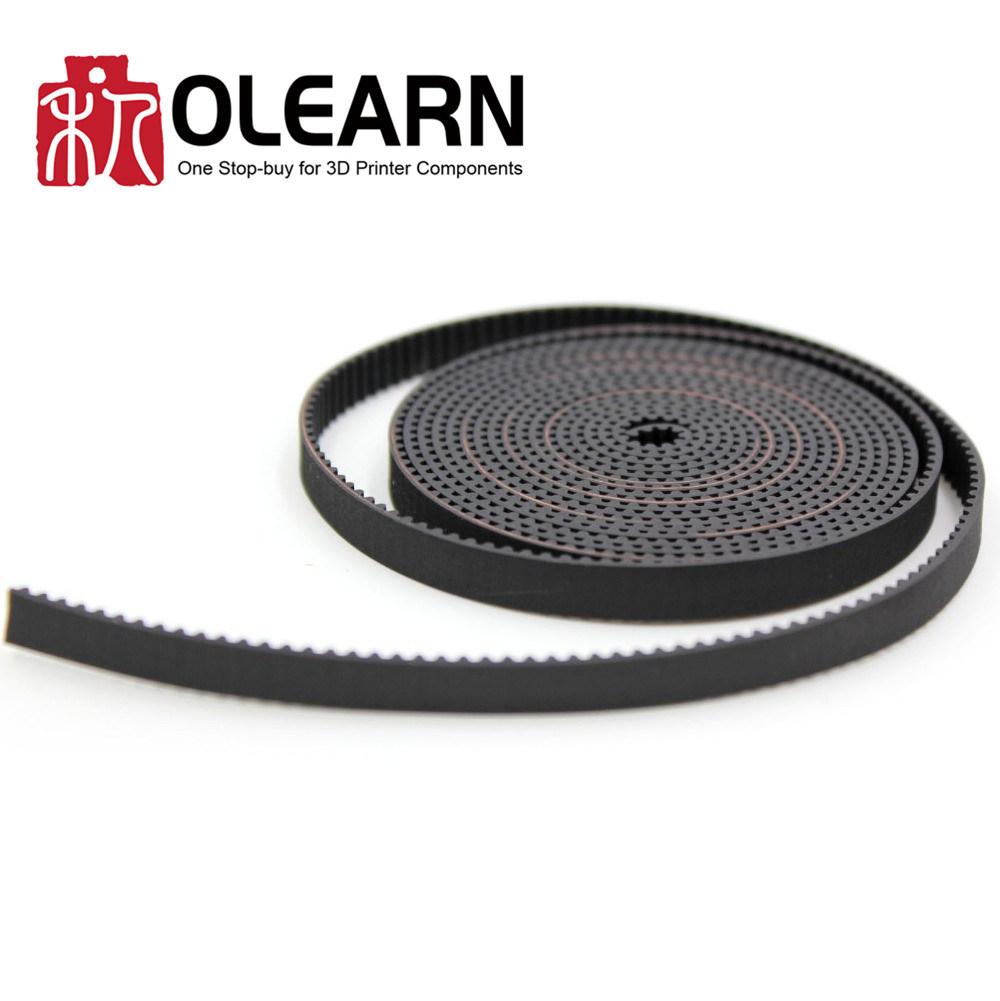 Olearn Gt2-6mm Open Timing Belt Width 6mm Gt2 Rubber Belt