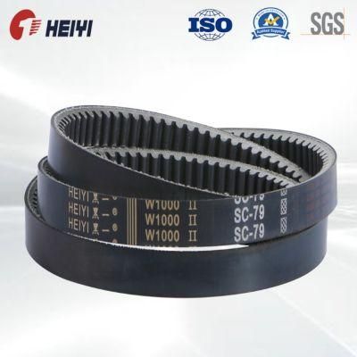 High Power Transmission Efficiency Raw Edge Cogged V Belt Factory Directly Supply