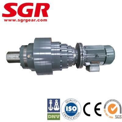 Sgr Inline Straight Planetary Gear Speed Reducer, Gearmotor, Gearboxes Coupled with ABB Motor