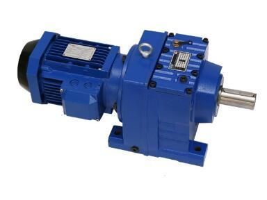 R77 Helical Gearbox with Motor for Conveyor &amp; Elevator