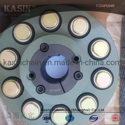 Transmission Parts Shaft Coupling Model FCL 4040-80 with Taper Bush and Large Torque for Industrial Equipment Supply by Kasin