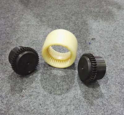 High Precision Nylon Sleeve Gear Coupling Bowex Nl Curved Teeth Gear Coupling