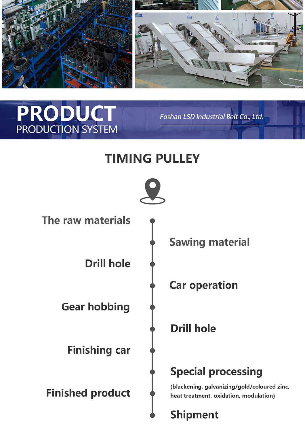 Factory Customized Casting Stainless Steel Timing Pulley for Transmission Machine