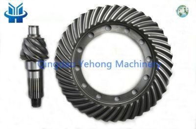 Precision Auto Spare Chasis Parts Forging Differential Transmission System Gearboxes OEM Big Worm Spur Helical Ring and Pinion Truck Gear