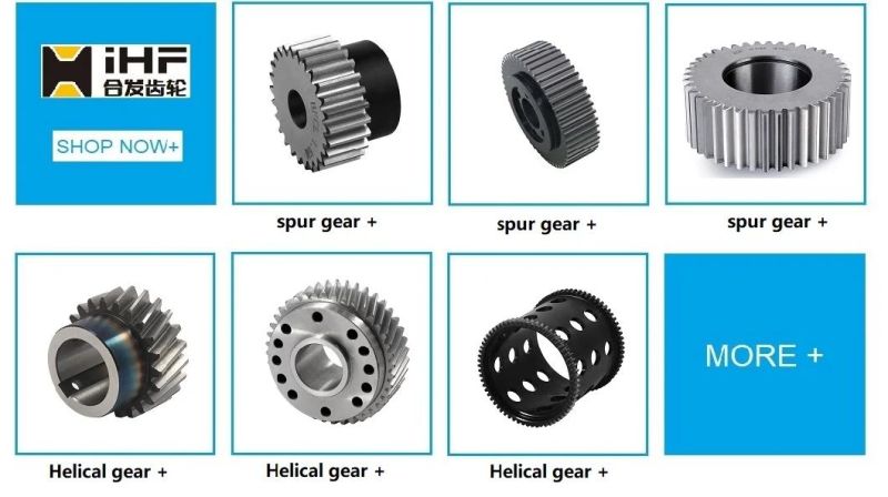 High Precision Hard Plastic Nylon Aluminum Stainless Steel Transmission Spur Gear with Tempering