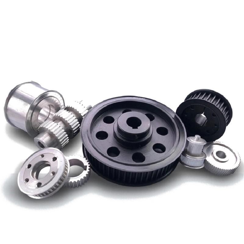 Customized Carbon Steel Synchronous Belt Wheel Pulley Gear/Timing Wheel
