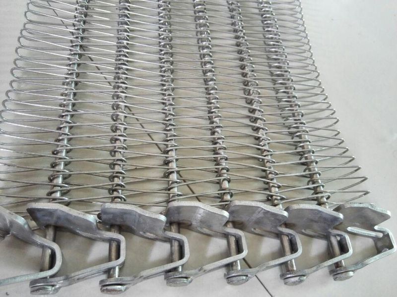 Spiral Freezer Wire Mesh Belt for Freezer Food Processing