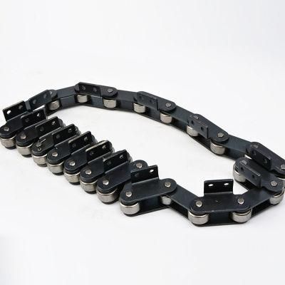 High-Intensity and High Precision and Wear Resistance M160K2f2-S-200 Large Pitch Standard M Series Conveyor Chains with Attachments